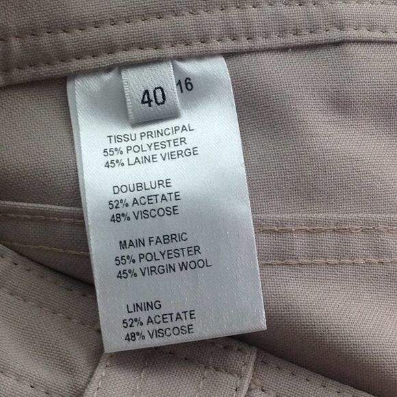 NEW Carven Midrise Cargo Trousers in Beige US 10 - Picture 10 of 11